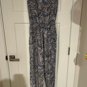 Animal print jumpsuit